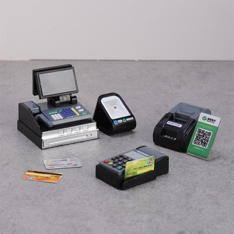 Toy Cash Register - Plastik Koleksiyon Figürleri Mini Yazarkasa POS
