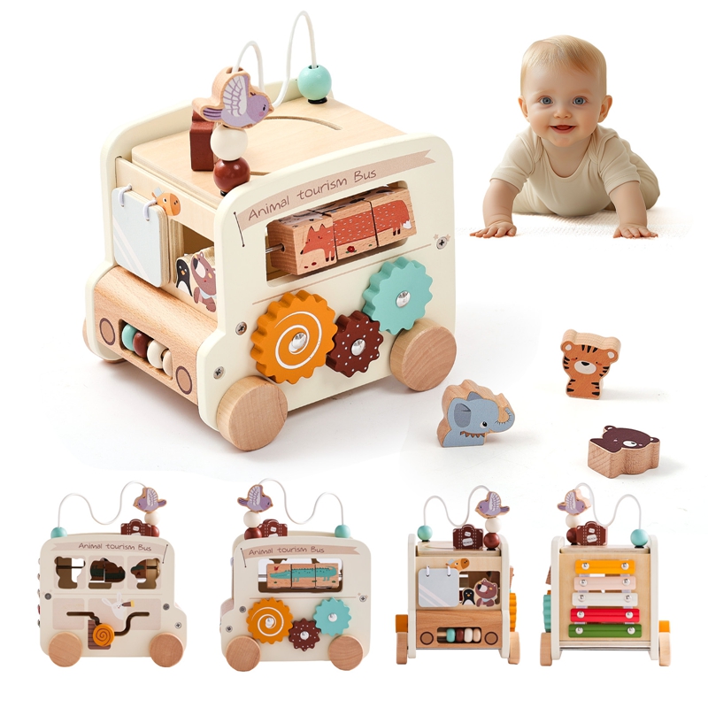 Kids Toys 2 Year Old - Montessori Ahşap Çocuk Oyuncakları Meşgul Oyuncaklar