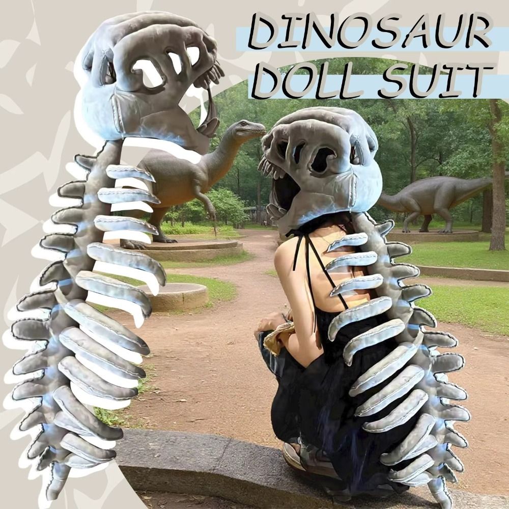 Dinosaur Figurine Set - 3D Dinozor İskeleti Oyuncaklar Komik Yumuşak