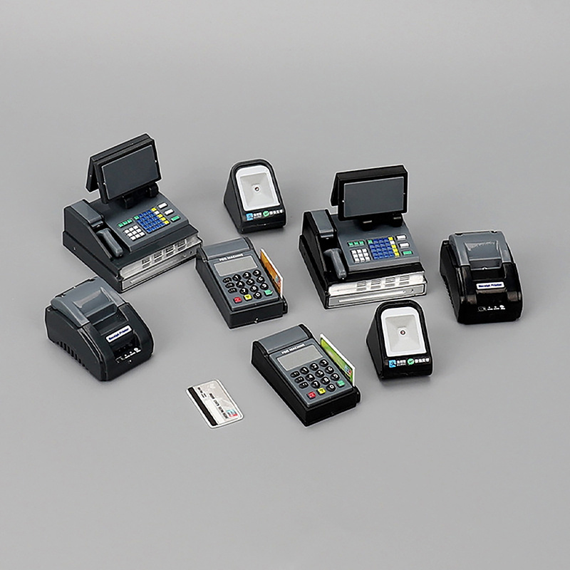 Toy Cash Register - 1 Set 1/12 Ölçekli Bebek Evi