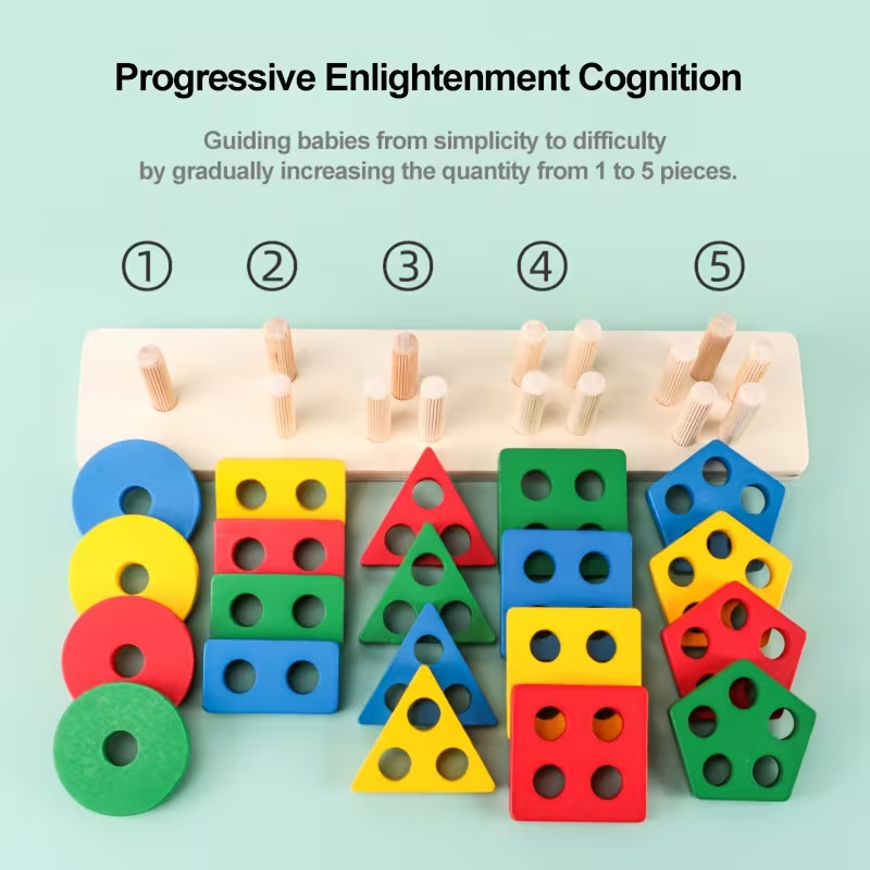 Montessori Ahşap Oyunlar Bebek - Kids Toys 2 Year Old incelemesi ve fiyatı