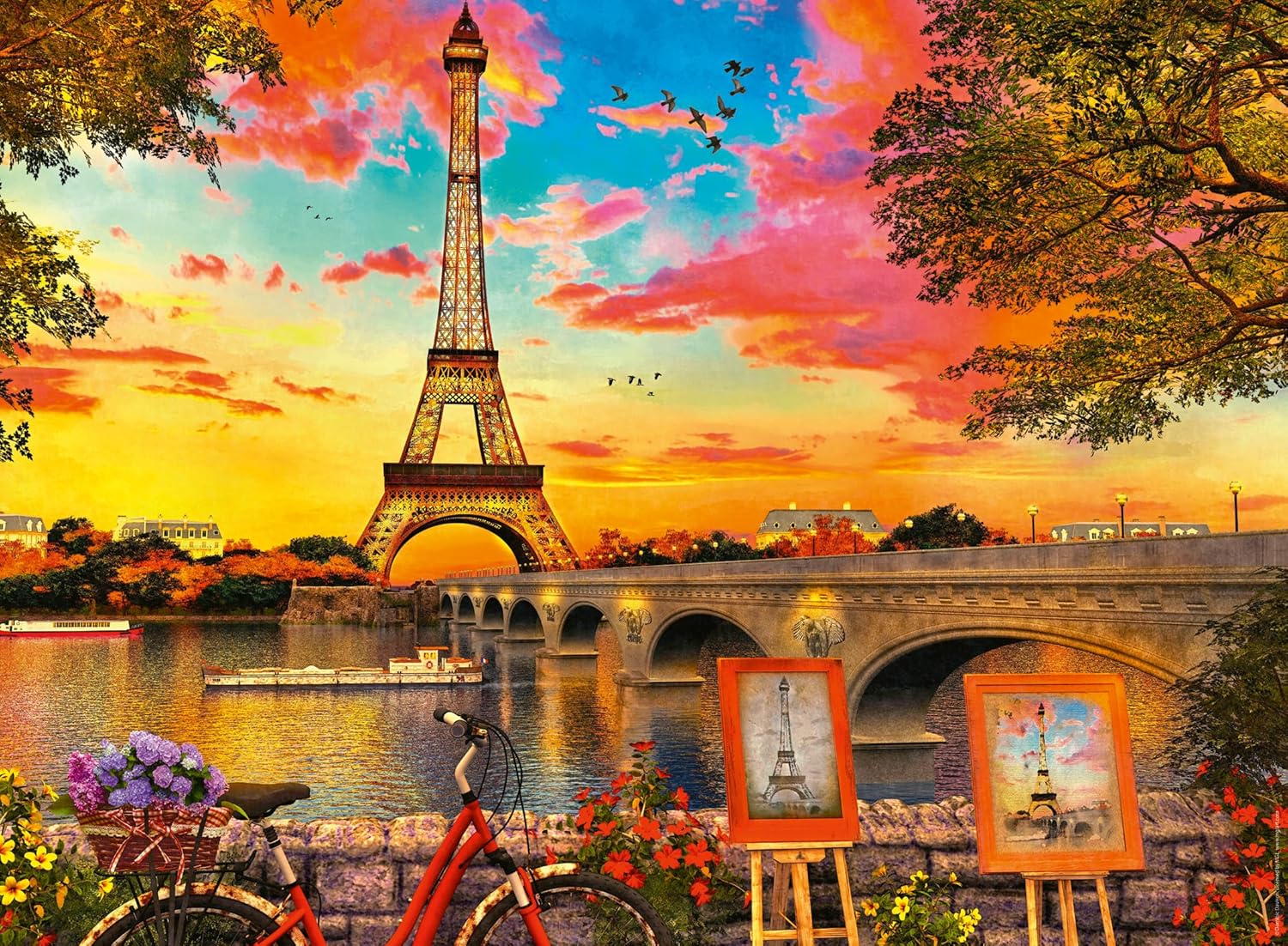 Paris'te Eyfel Kulesi'nde Gece - Kids Toys Paris incelemesi ve fiyatı