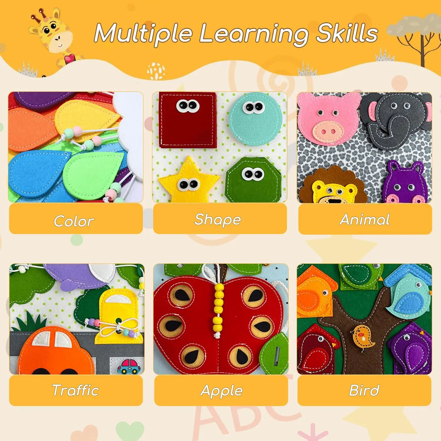 Yeni yürümeye başlayan çocukla - Kids Quiet Toys incelemesi ve fiyatı