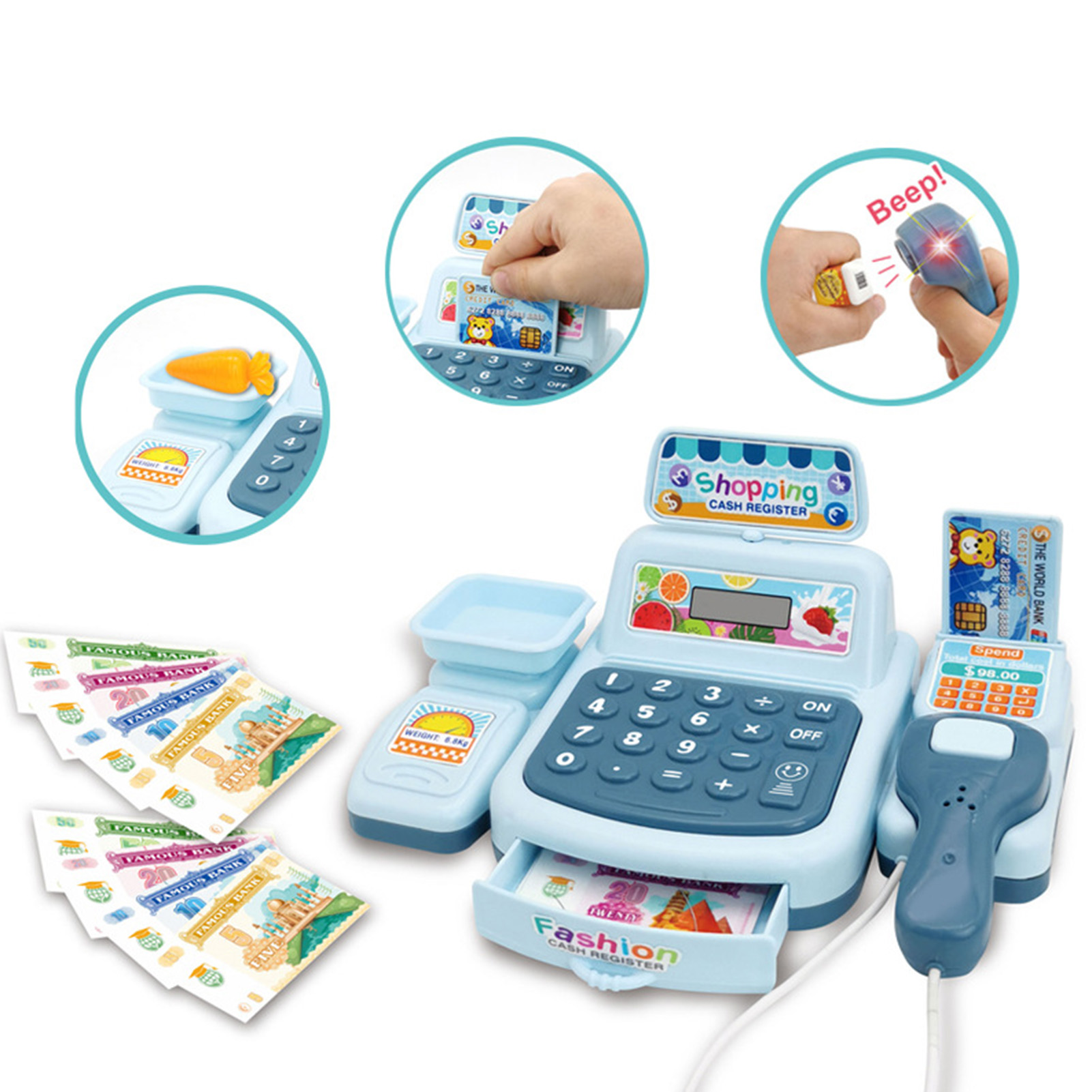 Yazarkasa Oyun Seti, Süpermark - Toy Cash Register incelemesi ve fiyatı