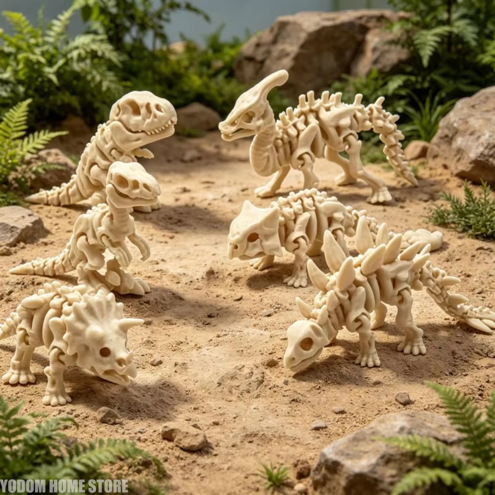 3D Baskılı Eklemli Dinozor İsk - Dinosaur Figurine Set incelemesi ve fiyatı