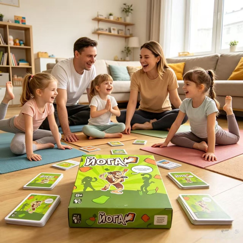 Yoga Kart Oyunu, Eğlenceli Ail - Kids Yoga Toys incelemesi ve fiyatı